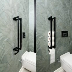 Homestic© - WC Rolhouder Zwart - Balto Industrieel Toiletrolhouder Zonder Boren - Robuuste Toiletrolhouder Met Opslag Voor WC Papier - 70x12x10 CM - Roestvrij Staal - Wit 12 Homestic© - WC Rolhouder Zwart - Balto Industrieel Toiletrolhouder Zonder Boren - Robuuste Toiletrolhouder Met Opslag Voor WC Papier - 70x12x10 CM - Roestvrij Staal - Wit -Merkloos Shop 1200x1200 1071