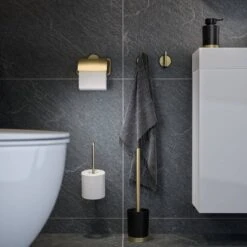 Tiger Tune - Reserverolhouder - Messing Geborsteld / Zwart 17 Tiger Tune - Reserverolhouder - Messing Geborsteld / Zwart -Merkloos Shop 1200x1200 1091