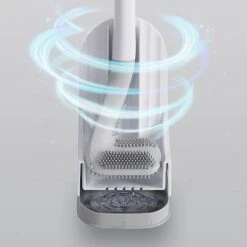 Bradey Toiletborstel Siliconen - WC Borstel Met Houder - Optimale Hygiëne - Golfclub-vorm - Komt In Alle Hoeken -Merkloos Shop 1200x1200 1103