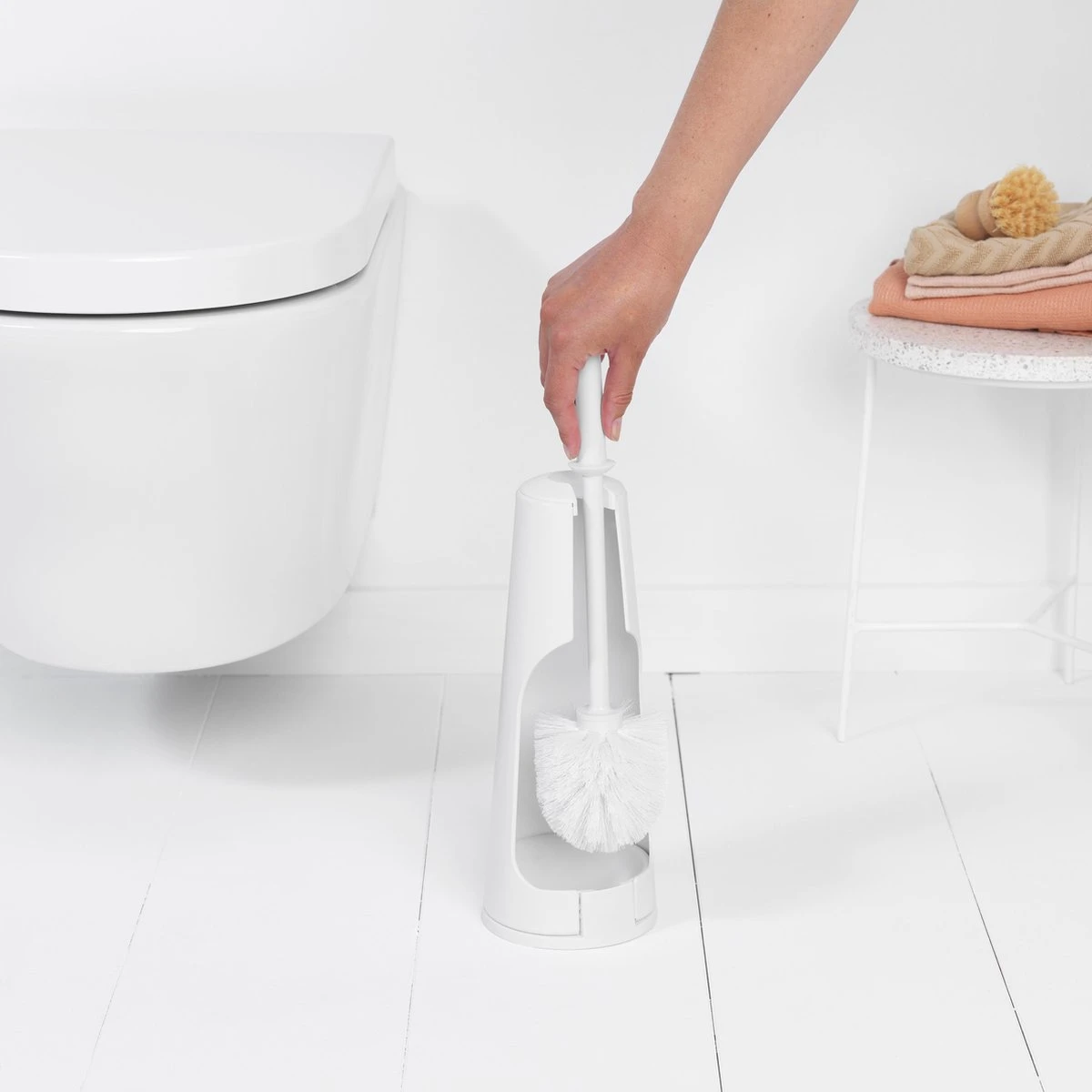 Brabantia ReNew WC Borstel - Met Houder - White 5 Brabantia ReNew WC Borstel - Met Houder - White - Afbeelding 3