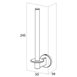 Tiger Noon Reserverolhouder - Zwart -Merkloos Shop 1200x1200 1111