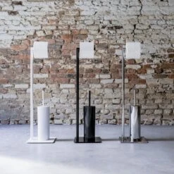 Sealskin Tube - Toiletbutler - Toiletrolhouder - Toiletborstel Met Houder - Vrijstaand - Zwart -Merkloos Shop 1200x1200 1114