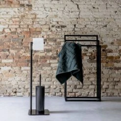 Sealskin Tube - Toiletbutler - Toiletrolhouder - Toiletborstel Met Houder - Vrijstaand - Zwart -Merkloos Shop 1200x1200 1115