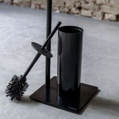 Sealskin Tube - Toiletbutler - Toiletrolhouder - Toiletborstel Met Houder - Vrijstaand - Zwart -Merkloos Shop 1200x1200 1117