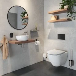 Tiger Cooper - Toiletborstel Met Houder - RVS Geborsteld / Zwart -Merkloos Shop 1200x1200 1126