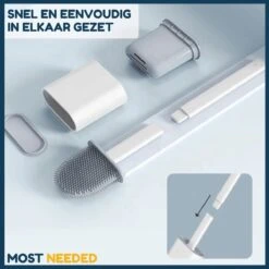 Merkloos Most Needed WC Borstel Met Houder - Siliconen Borstel - Duurzaam - Vrijstaand Of Hangend - Zwart 13 Merkloos Most Needed WC Borstel Met Houder - Siliconen Borstel - Duurzaam - Vrijstaand Of Hangend - Zwart -Merkloos Shop 1200x1200 1141