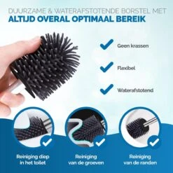 WITTS WC Borstel Met Houder - Staand Of Hangend – Mat Zwart - Incl. Absorberende Pad 10 WITTS WC Borstel Met Houder - Staand Of Hangend – Mat Zwart - Incl. Absorberende Pad -Merkloos Shop 1200x1200 1174