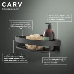 Tiger Carv - Douchemand Hoek 21 Cm - Zwart -Merkloos Shop 1200x1200 1203