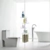Hoppa! Telescopisch Doucherek Zonder Boren / Uitschuifbaar Douche Rek Van 85-305 Cm - Badopbergrek - Wit -Merkloos Shop 1200x1200 1225