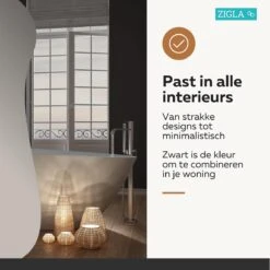 Zigla - WC Rolhouder – Toiletrolhouder – Toiletpapierhouder - WC Rol Houder – RVS – Zwart -Merkloos Shop 1200x1200 125