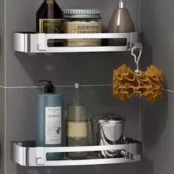 BrandtBergkamp RVS Doucherek 2 Laags – Zonder Boren – Doucherekje Hangend – Badkamerrek Zilver 21 BrandtBergkamp RVS Doucherek 2 Laags – Zonder Boren – Doucherekje Hangend – Badkamerrek Zilver -Merkloos Shop 1200x1200 1253