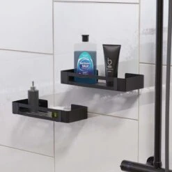 BrandtBergkamp RVS Doucherek 2 Laags – Zonder Boren – Doucherekje Hangend – Badkamerrek Zwart 21 BrandtBergkamp RVS Doucherek 2 Laags – Zonder Boren – Doucherekje Hangend – Badkamerrek Zwart -Merkloos Shop 1200x1200 1261