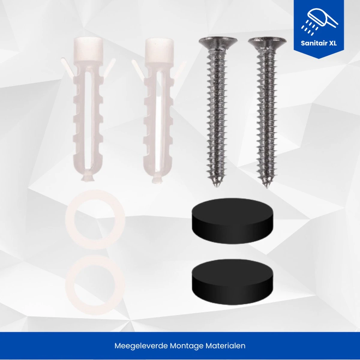 SanitairXL - Doucherek Zwart RVS - 50 Cm Breed - Badkamer Rekje - Douche Rekje - Wandrekje - Hangend Doucherek - Keuken Wandrek 7 SanitairXL - Doucherek Zwart RVS - 50 Cm Breed - Badkamer Rekje - Douche Rekje - Wandrekje - Hangend Doucherek - Keuken Wandrek - Afbeelding 5