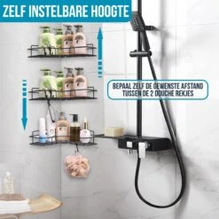 Avalo Doucherek Hoekvorm - 2 Stuks - Bevestigen Zonder Boren Of Schroeven - Bevestigen Middels Plakstrip 16 Avalo Doucherek Hoekvorm - 2 Stuks - Bevestigen Zonder Boren Of Schroeven - Bevestigen Middels Plakstrip -Merkloos Shop 1200x1200 1301