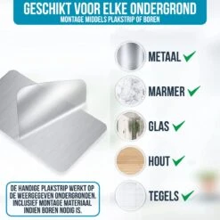 Avalo Doucherek Hoekvorm - 2 Stuks - Bevestigen Zonder Boren Of Schroeven - Bevestigen Middels Plakstrip 19 Avalo Doucherek Hoekvorm - 2 Stuks - Bevestigen Zonder Boren Of Schroeven - Bevestigen Middels Plakstrip -Merkloos Shop 1200x1200 1303