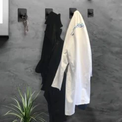 Dubbele Doucherek Zwart Zonder Boren – Sterke Lijmbasis - Badkamer Rek – Hoek – Doucherekjes – Incl. Schroeven – Incl. 2 Haken -Merkloos Shop 1200x1200 1349