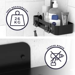 Doucherekje Van Sanicraft® - Doucherekje Zonder Boren - Geschikt Voor Elk Type Muur - Hangend - Roestvrij - 2 Stuks - Zwart 15 Doucherekje Van Sanicraft® - Doucherekje Zonder Boren - Geschikt Voor Elk Type Muur - Hangend - Roestvrij - 2 Stuks - Zwart -Merkloos Shop 1200x1200 1363