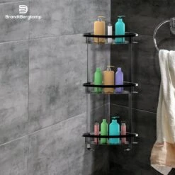 BrandtBergkamp Doucherek Zonder Boren – Badkamerrek – 3 Laags – Zwart 15 BrandtBergkamp Doucherek Zonder Boren – Badkamerrek – 3 Laags – Zwart -Merkloos Shop 1200x1200 1401