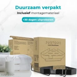 Luxe Doucherek Zonder Boren – 1/2/3 Laags – 32 Cm – Hangend – Aluminium – Zwart -Merkloos Shop 1200x1200 1422