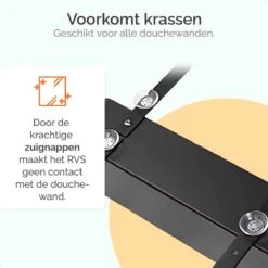 Goliving Doucherek - Doucherek Zonder Boren - Hangend Doucherek - RVS - Twee Laags - Zwart -Merkloos Shop 1200x1200 1461