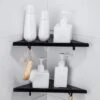 Vannons - Doucherek - Doucherek Hangend - Doucheplankje - Metaal - Set Van 2 - Zwart 1 Vannons - Doucherek - Doucherek Hangend - Doucheplankje - Metaal - Set Van 2 - Zwart -Merkloos Shop 1200x1200 1486