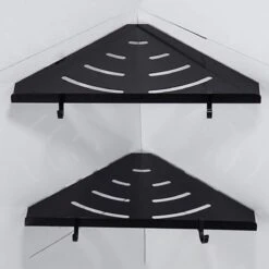 Vannons - Doucherek - Doucherek Hangend - Doucheplankje - Metaal - Set Van 2 - Zwart -Merkloos Shop 1200x1200 1488