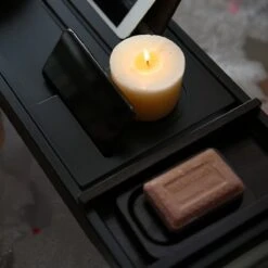 Merkloos Decopatent® Badplank - Uitschuifbaar 75 -> 110 Cm - Verstelbaar Bamboe Badrekje Voor In Bad - Boekenhouder - Tablethouder - Zwart 14 Merkloos Decopatent® Badplank - Uitschuifbaar 75 -> 110 Cm - Verstelbaar Bamboe Badrekje Voor In Bad - Boekenhouder - Tablethouder - Zwart -Merkloos Shop 1200x1200 1494