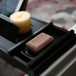 Merkloos Decopatent® Badplank - Uitschuifbaar 75 -> 110 Cm - Verstelbaar Bamboe Badrekje Voor In Bad - Boekenhouder - Tablethouder - Zwart 15 Merkloos Decopatent® Badplank - Uitschuifbaar 75 -> 110 Cm - Verstelbaar Bamboe Badrekje Voor In Bad - Boekenhouder - Tablethouder - Zwart -Merkloos Shop 1200x1200 1495