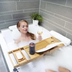 LifeGoods Badplank - Uitschuifbaar - Voor In Bad - 74.5 Tot 108.5 Cm - Met Houder - Hout 15 LifeGoods Badplank - Uitschuifbaar - Voor In Bad - 74.5 Tot 108.5 Cm - Met Houder - Hout -Merkloos Shop 1200x1200 1508