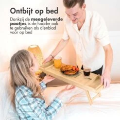 IMoshion Badplank Voor In Bad - Dienblad Inclusief Pootjes - Tablet Houder - Badrek Uitschuifbaar 75 Tot 110 Cm - Lichtbruin -Merkloos Shop 1200x1200 1534