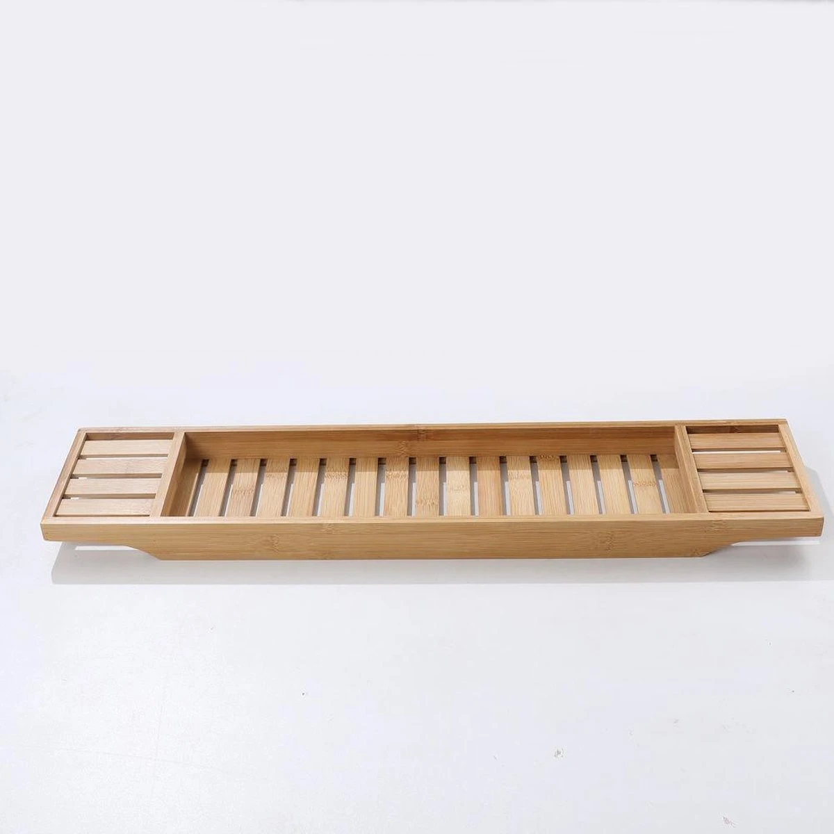 Merkloos Decopatent® Badrekje Voor Over Bad - 70 Cm - Bamboe Hout - Badrek - Badplank - Badbrug - Basic Bad Tafeltje Voor In Bad - Naturel 4 Merkloos Decopatent® Badrekje Voor Over Bad - 70 Cm - Bamboe Hout - Badrek - Badplank - Badbrug - Basic Bad Tafeltje Voor In Bad - Naturel - Afbeelding 2