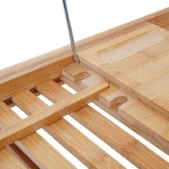 Bamboe Badplank Uitschuifbaar - 70 Tot 105 Cm - Met Boekenhouder -Merkloos Shop 1200x1200 1551