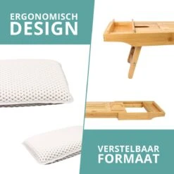 Regno Badplank Voor In Bad - Met Badkussen - Uitschuifbaar En Waterbestendig Badrek - IPad En Glashouder 13 Regno Badplank Voor In Bad - Met Badkussen - Uitschuifbaar En Waterbestendig Badrek - IPad En Glashouder -Merkloos Shop 1200x1200 1554