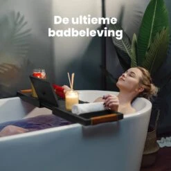 RelaxTub® Badplank - Badplank Voor In Bad - Badrek - Verstelbaar - Anti Slip - Badplank Zwart - Badplank Hout - Badrekje Inclusief Boekenhouder, Tablethouder & Spiegel 17 RelaxTub® Badplank - Badplank Voor In Bad - Badrek - Verstelbaar - Anti Slip - Badplank Zwart - Badplank Hout - Badrekje Inclusief Boekenhouder, Tablethouder & Spiegel -Merkloos Shop 1200x1200 1560