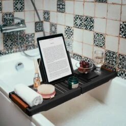 RelaxTub® Badplank - Badplank Voor In Bad - Badrek - Verstelbaar - Anti Slip - Badplank Zwart - Badplank Hout - Badrekje Inclusief Boekenhouder, Tablethouder & Spiegel 19 RelaxTub® Badplank - Badplank Voor In Bad - Badrek - Verstelbaar - Anti Slip - Badplank Zwart - Badplank Hout - Badrekje Inclusief Boekenhouder, Tablethouder & Spiegel -Merkloos Shop 1200x1200 1561