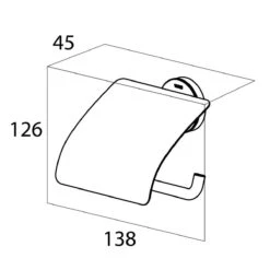 Tiger Urban - Toiletrolhouder Met Klep - Zwart -Merkloos Shop 1200x1200 175