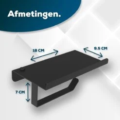 Via Fectio® Toiletrolhouder - Toiletrolhouders - Telefoonhouder - WC Rolhouder - Zonder Klep - RVS (Roestvrij Staal) -Merkloos Shop 1200x1200 235