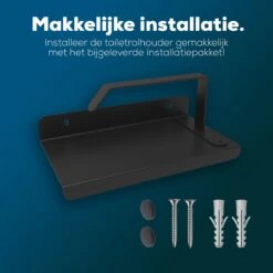 Via Fectio® Toiletrolhouder - Toiletrolhouders - Telefoonhouder - WC Rolhouder - Zonder Klep - RVS (Roestvrij Staal) -Merkloos Shop 1200x1200 236