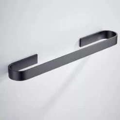 Handdoekrek 30 Cm Zonder Boren - Badkamer - Badkameraccesoires - Badkamermeubel - Handdoekstang - Doucherek - Mat Zwart -Merkloos Shop 1200x1200 359