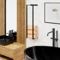 Handdoekrek 95x25x20 - Handdoekstang - Badkamer En Keuken - Industrieel - Mat Zwart - RVS 11 Handdoekrek 95x25x20 - Handdoekstang - Badkamer En Keuken - Industrieel - Mat Zwart - RVS -Merkloos Shop 1200x1200 365