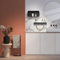 Sealskin Brix - Wandrek Met Handdoekrek - 55 Cm - Zwart -Merkloos Shop 1200x1200 367