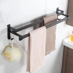 Merkloos Cgoods Handdoekrek Dubbele Stang Zonder Boren - Handdoekrek Badkamer - Handdoekhouder - Handdoekstang - 60CM 19 Merkloos Cgoods Handdoekrek Dubbele Stang Zonder Boren - Handdoekrek Badkamer - Handdoekhouder - Handdoekstang - 60CM -Merkloos Shop 1200x1200 378