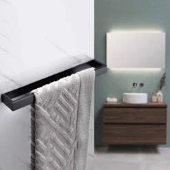 Home4u® - Handdoekrek Badkamer - Handdoekstang - Handdoekenrek Badkamer - 40CM - Zelfklevend -Merkloos Shop 1200x1200 448