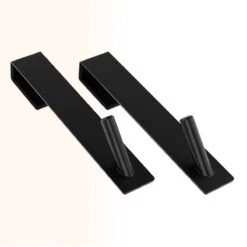 NovaQ Handoekhaakjes - Handoekhouder- Zwart - Douchewand Haak - Set Van 2 Stuks -Merkloos Shop 1200x1200 470