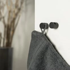 Tiger Bold - Handdoekhaken Klein - ø 1,9 Cm - 2 Stuks - Zwart -Merkloos Shop 1200x1200 504