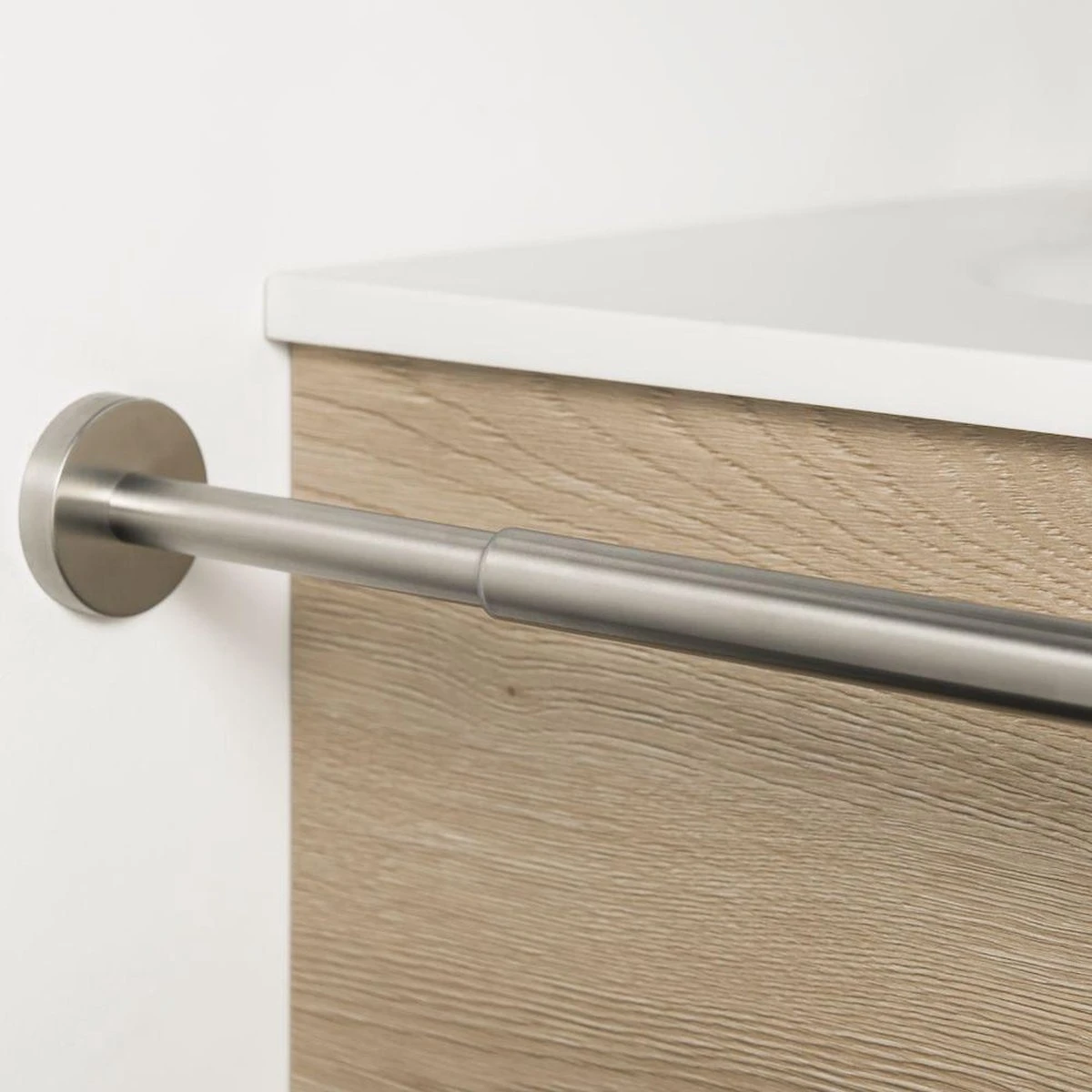 Tiger Boston - Telescopisch Handdoekrek - RVS Geborsteld 8 Tiger Boston - Telescopisch Handdoekrek - RVS Geborsteld - Afbeelding 6