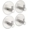 Handdoekhaakjes Set Zelfklevend - Badkamer Accessoires - Keuken Accessoires - Handdoekhouders Voor Badkamer En Keuken - 4 Stuks - RVS Blank Geborsteld -Merkloos Shop 1200x1200 546