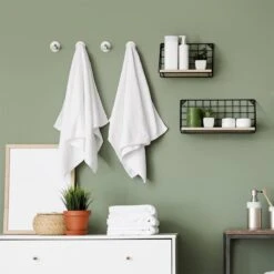 Handdoekhaakjes Set Zelfklevend - Badkamer Accessoires - Keuken Accessoires - Handdoekhouders Voor Badkamer En Keuken - 4 Stuks - RVS Blank Geborsteld -Merkloos Shop 1200x1200 549