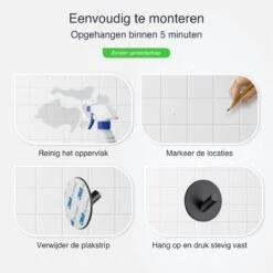 EAVY Handdoekhaakjes Zelfklevend - Set Van 4 Handdoek Haakjes - Wandhaak - Handdoekhouder 16 EAVY Handdoekhaakjes Zelfklevend - Set Van 4 Handdoek Haakjes - Wandhaak - Handdoekhouder -Merkloos Shop 1200x1200 614