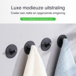 EAVY Handdoekhaakjes Zelfklevend - Set Van 4 Handdoek Haakjes - Wandhaak - Handdoekhouder 17 EAVY Handdoekhaakjes Zelfklevend - Set Van 4 Handdoek Haakjes - Wandhaak - Handdoekhouder -Merkloos Shop 1200x1200 615